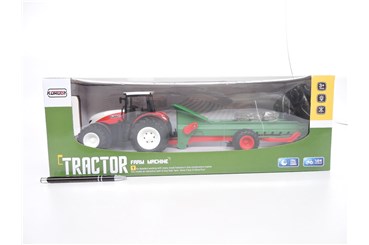 *FARMA TRAKTOR na radio, św, z przyczepą zie