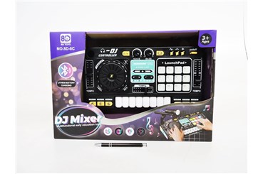 Konsola DJ Mixer, 35x19cm, mikrofon, 8 klawiszy