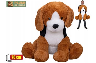 PLUSZ Plush Friends pies pluszowy siedzący 78 cm