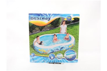 *BEST. BASEN dmuchany RYBKI 544L 262x157x46 cm