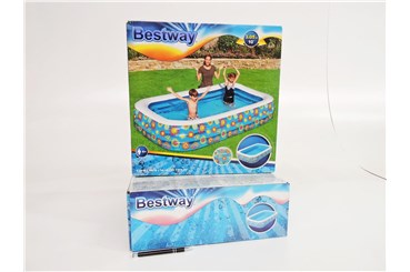 *BEST. BASEN dmuchany KWIATY 1161L 305x183x56 cm