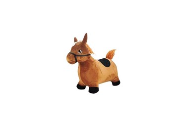 SKOCZEK konik, pluszowy, 57x21x45 cm + pompka