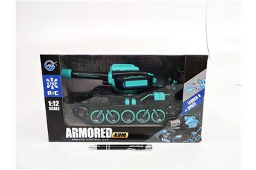 CZOŁG na radio, na kułki żel., 1:12, 36,5x17x20 cm