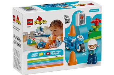 LEGO Duplo 11 el , Niebieski motocylk policyjny /3
