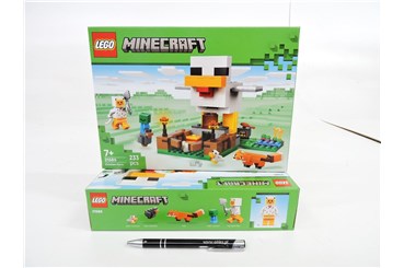 LEGO MINECRAFT 233 el. - Farma kurczaków