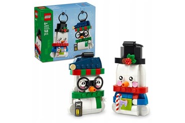LEGO  Okolicznościowe - Ozdoby z Bałwankami