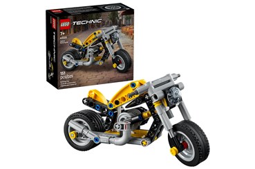 LEGO TECHNIC 151 el. żółty motocykl