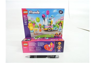 LEGO FRIENDS 107 el. - Stoisko z lodami i balonami