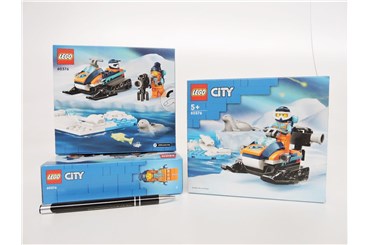 LEGO CITY 70 el,  Skuter śnieżny badacza Arktyki