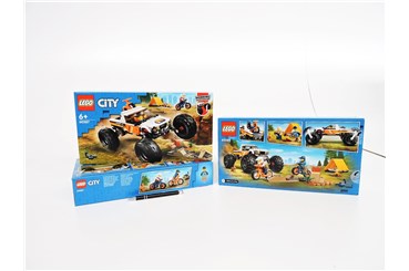 LEGO CITY, 252 el. Przygody z samochodem terenowym