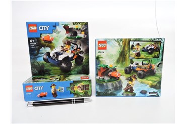 LEGO CITY 92 el., quad badacza dżungli   8/