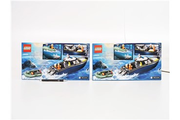 LEGO CITY 264 el. Pościg Łodzią Policyjną