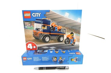 LEGO CITY 88 el. - Laweta dla motocykli