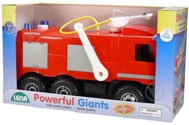 LENA STRAŻ POŻARNA MERCEDES, 64 cm,         kart.