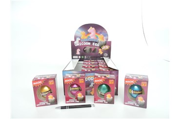 AST. JAJKO x 12, jednorożec, 6 cm, rosnący, 4 kol.