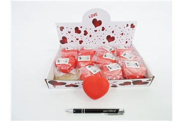 SERCE x 12 ŚWIECĄCE, plast.,   displ.