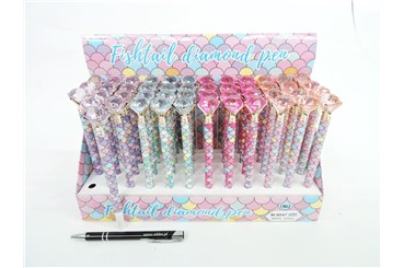 AST. DŁUGOPIS x 48 diament, 4 wz.,      displ.