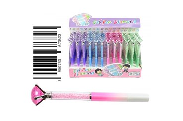 AST. DŁUGOPIS x 48 diament, 4 kol.,        displ.