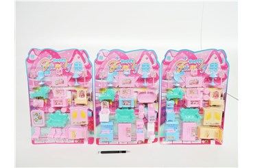 AST. MEBELKI DLA LALEK, 44x30 cm,  blist.