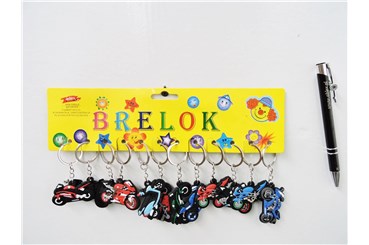 AST. BRELOK x 12 motor gumowy, 4 wz.,         fol.