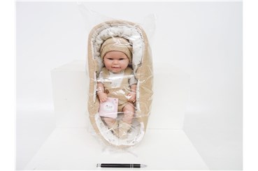 *Hiszpańska lalka bobas Arias 33 cm chłopiec, nosi