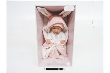*Hiszpańska lalka bobas Arias 30 cm, królik