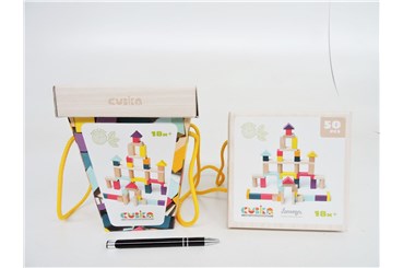 *ZEST. KONSTRUKCYJNY CUBIKA, 50 el.