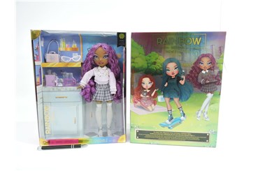 *Rainbow High New Friends Fashion Doll- Purple  3/