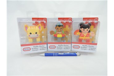 *AST. LT  KLOCKI Waffle Blocks Figure Pack   4/