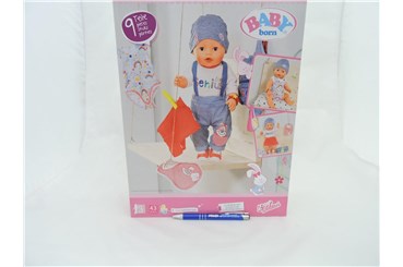 *BABY BORN DELUXE SUPER MIX AKC.