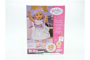 *BABY BORN  strój urodzinowy, 43cm,           kart