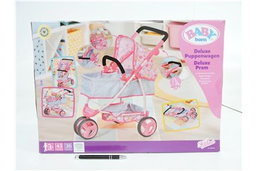 *BABY BORN Deluxe Pram, 2w1, 36 cm i 43 cm, k