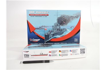 * MODEL torpedowiec ORP PODHALANIN  1/350 polski