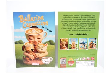KSIĄŻ. Ballerina Cappucina i zwierzaki z naklej.