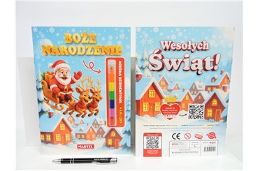 KSIĄŻ. Madułowa Kredka, Boże Narodzenie z naklej.