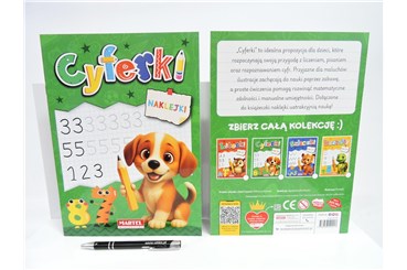 KSIĄŻ. Cyferki, z naklej.