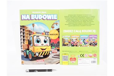 KSIĄŻ. Kolorowy świat Na budowie z naklejkami