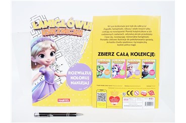 KSIĄŻ. Łamigówki księżniczki z naklejkami
