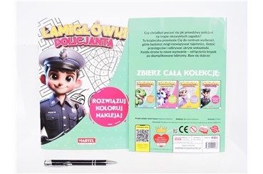 KSIĄŻ. Łamigówki policjanta  z naklejkami