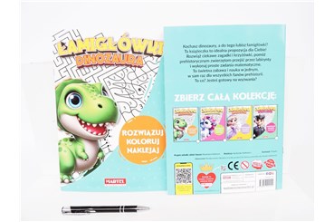 KSIĄŻ. Łamigówki dinozaura z naklejkami