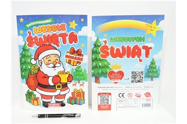 KSIĄŻ. Wesole Święta, z naklej.