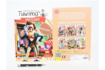 KSIĄŻ. Kolorowanki Tuwima. Okulary z naklejkami