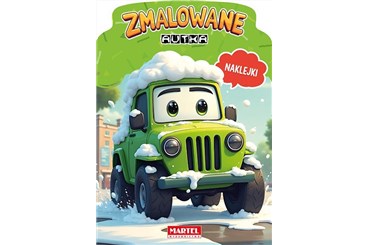 KSIĄŻ. Zmalowane autka z naklejkami