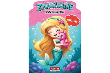 KSIĄŻ. Zmalowane dinusie z naklejkami