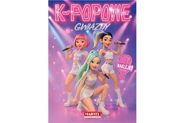 KSIĄŻ. K-POP gwiazdy z naklej.