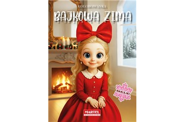 KSIĄŻ. Bajkowa zima z naklejkami