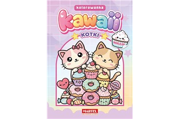 KSIĄŻ. Kawaii Kotki z naklejkami