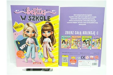 KSIĄŻ. Besties. W szkole, z naklej.
