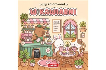 KSIĄŻ. Cozy kolorowanka W kawiarni