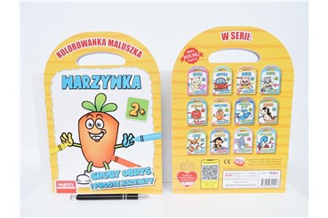 KSIĄŻ. Kolorowanki maluszka WARZYWKA